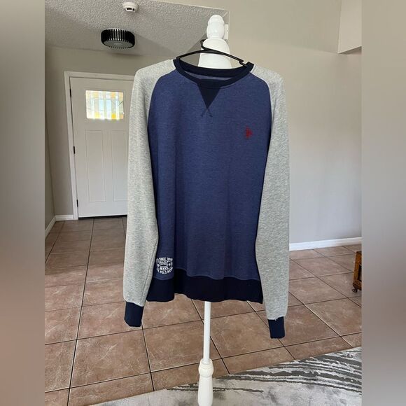 U.S.Polo Assn. Men’s Crew Neck Sweatshirt - Picture 1 of 9
